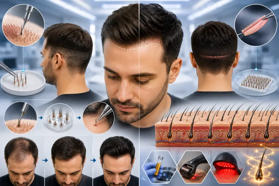 Types of Hair Transplant and What You Can Expect from Them