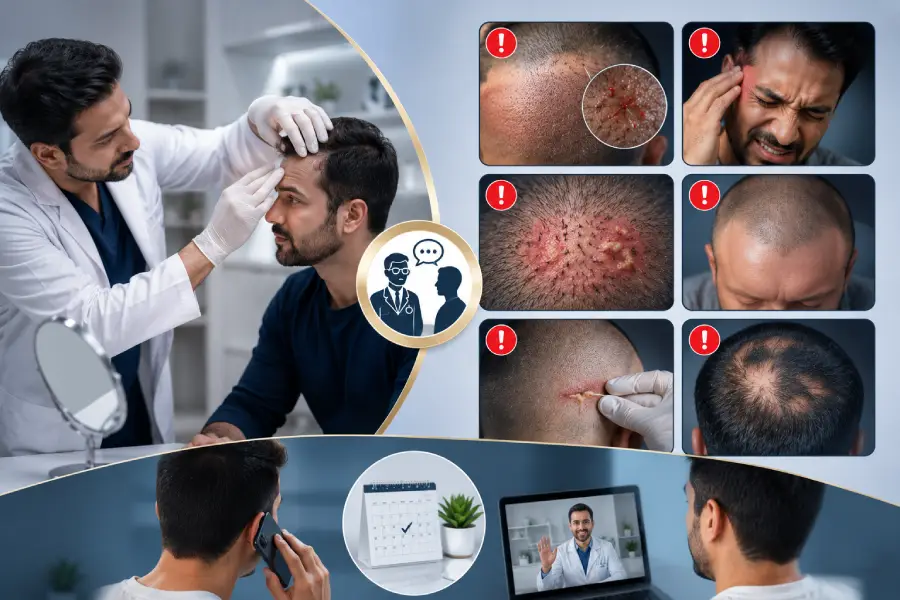 When Should You Contact Your Hair Transplant Surgeon?