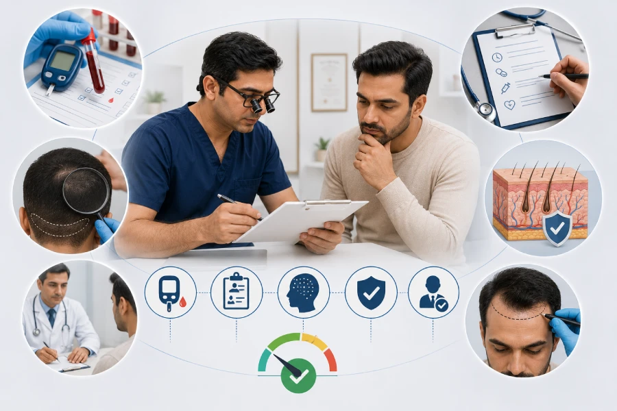 How Do Doctors Check If Diabetic Patients Are Fit for Hair Transplant?