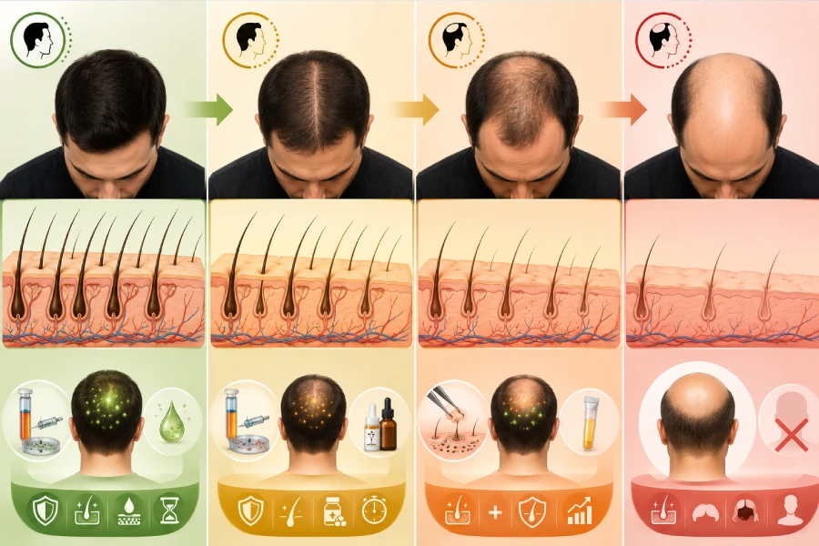 Hair Loss Happens in Stages: Which Treatment Works Best?