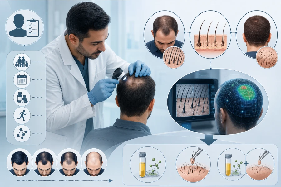 How Do You Know Which Hair Loss Stage You're In?