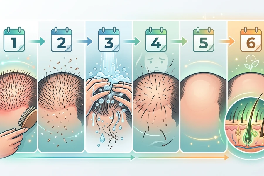 The Hair Transplant Timeline Nobody Prepares You For